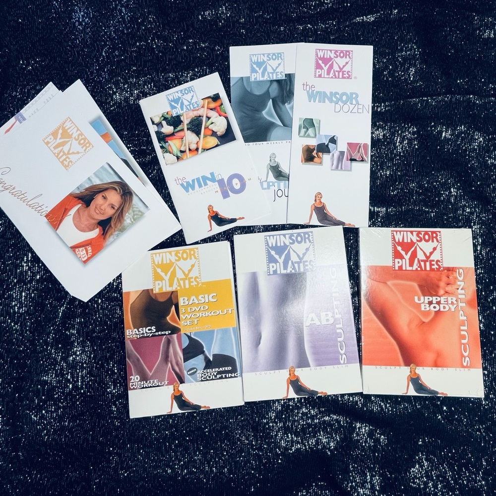 Winsor Pilates Complete Fitness Bundle - 3 DVD Workout Set & Guides